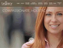 Tablet Screenshot of legacydentistry.com